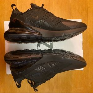 BAND NEW With Box Black Air Max 270 Size 12